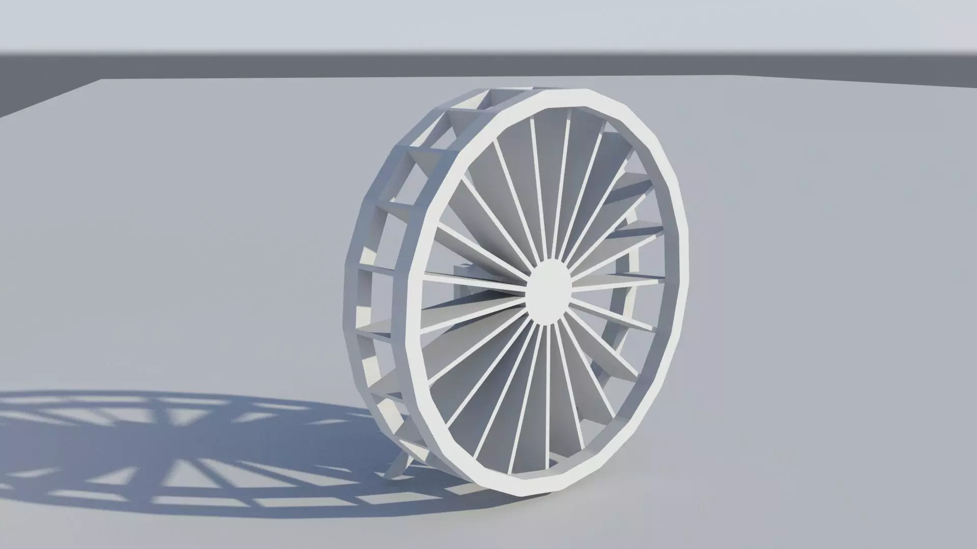 River Wheel Free 3D model_0