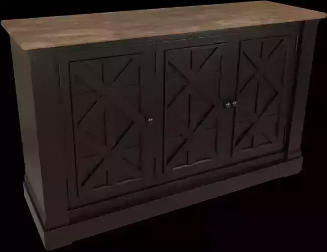 Wood Cabinet 1