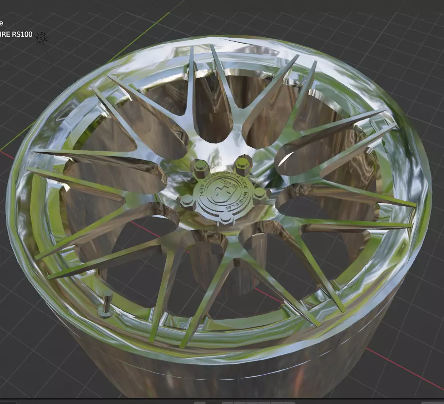 HRE RS1 RS100 Wheels Rims 3D Print Ready 3D print model