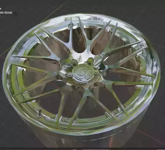 HRE RS1 RS100 Wheels Rims 3D Print Ready