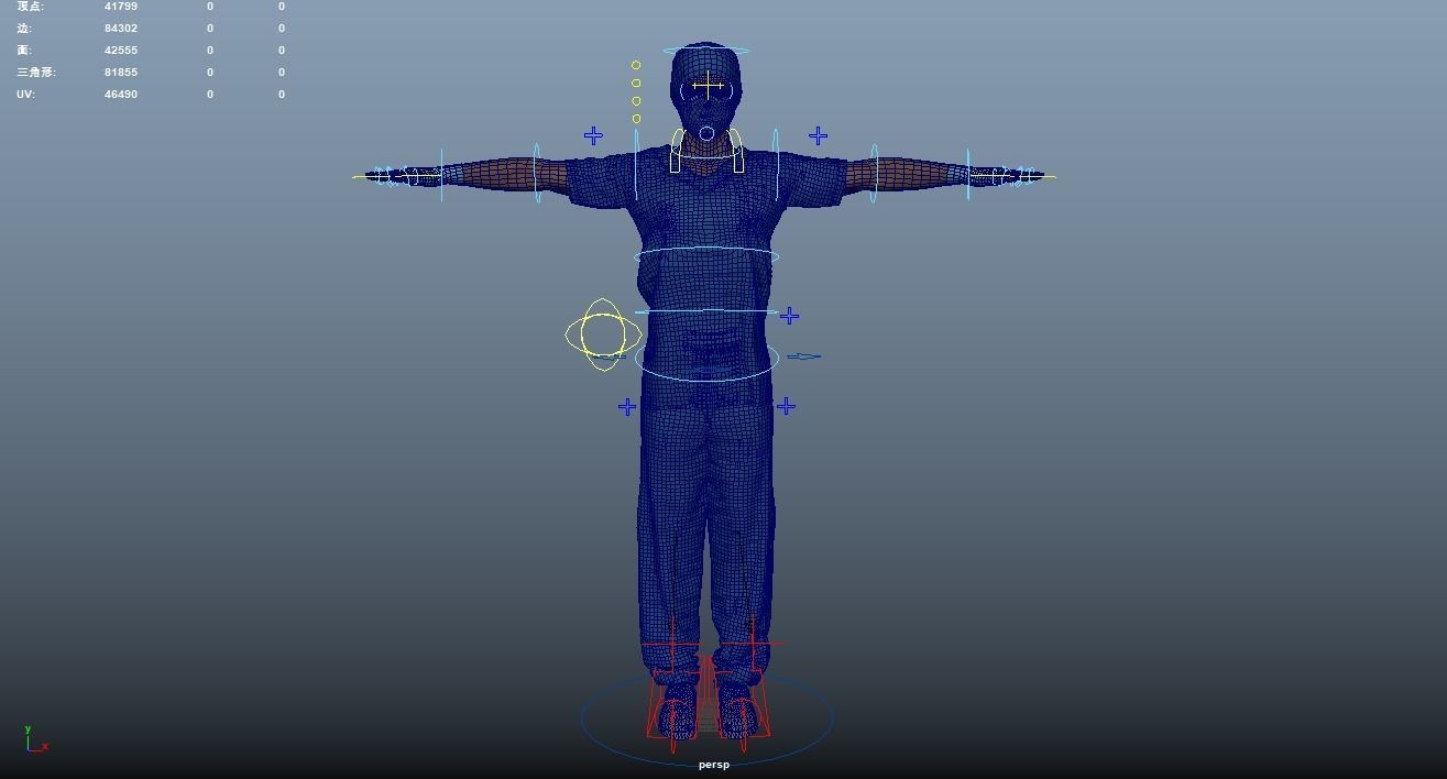 Doctor Rigged Low-poly 3D model_19