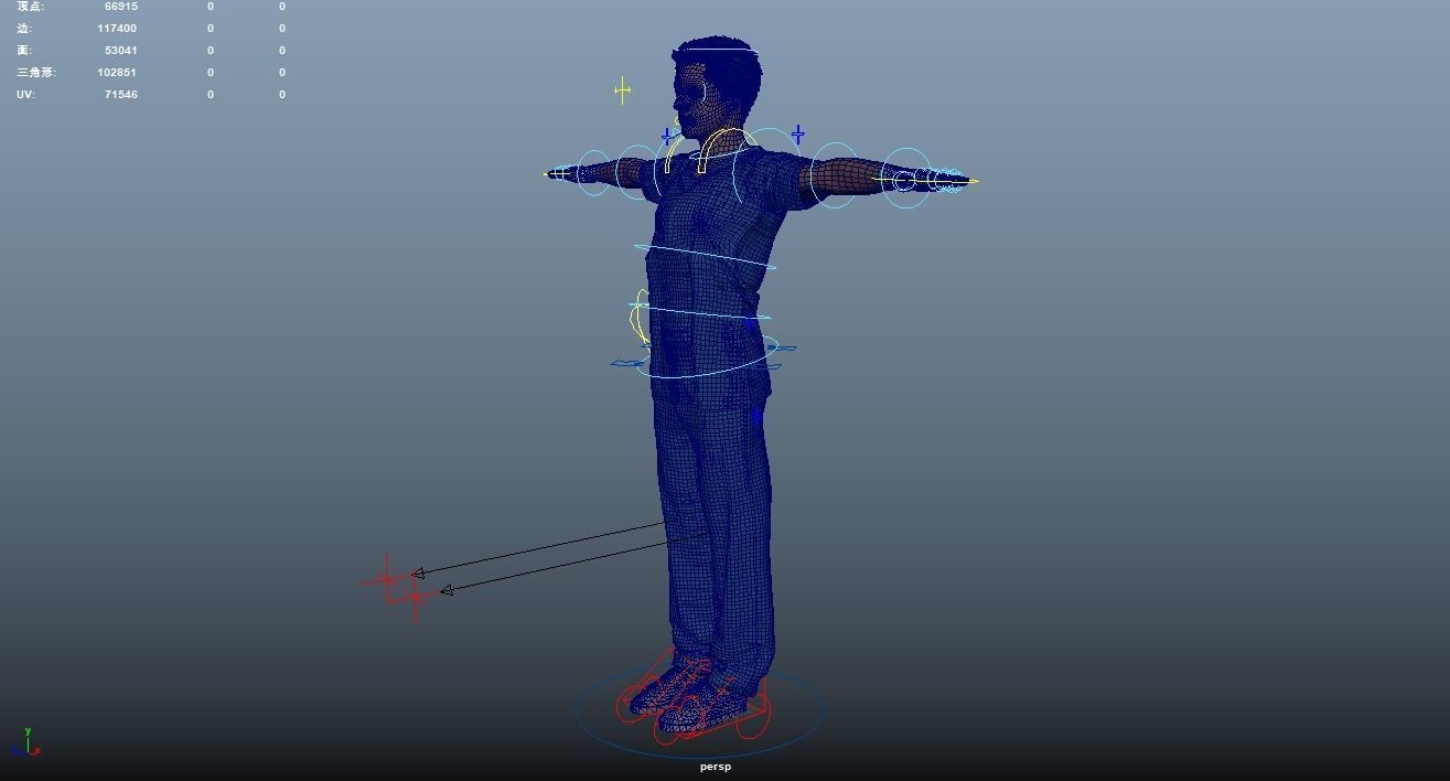 Doctor Rigged Low-poly 3D model_25