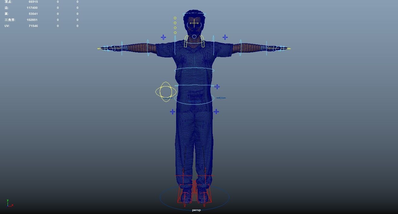 Doctor Rigged Low-poly 3D model_23