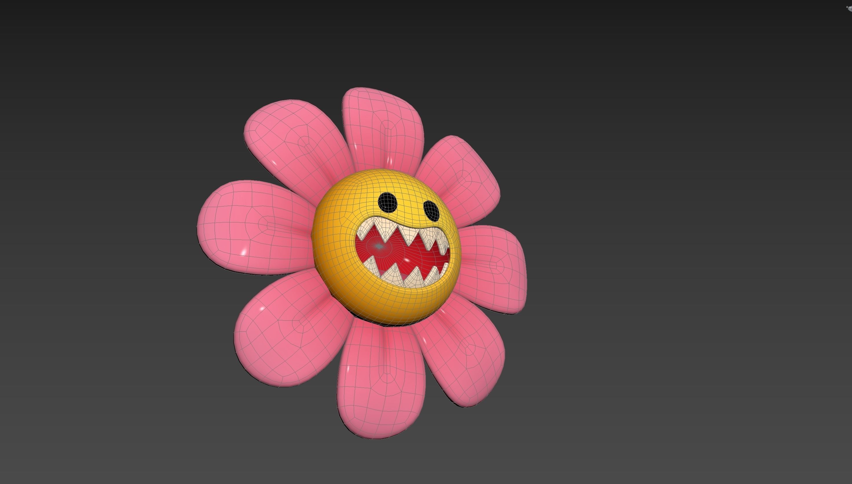 Character243 Devil Flower 3D model_14