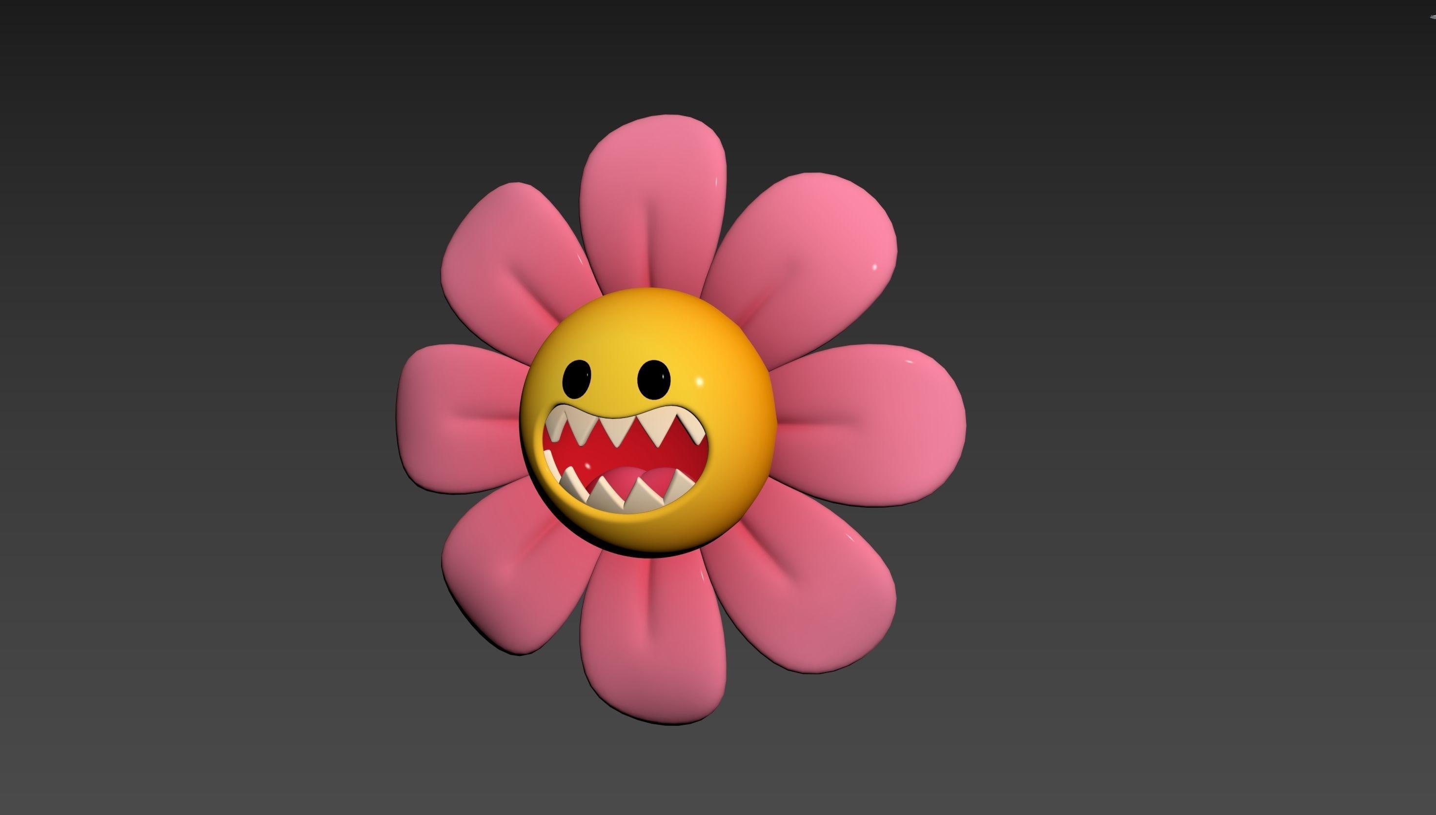 Character243 Devil Flower 3D model_10