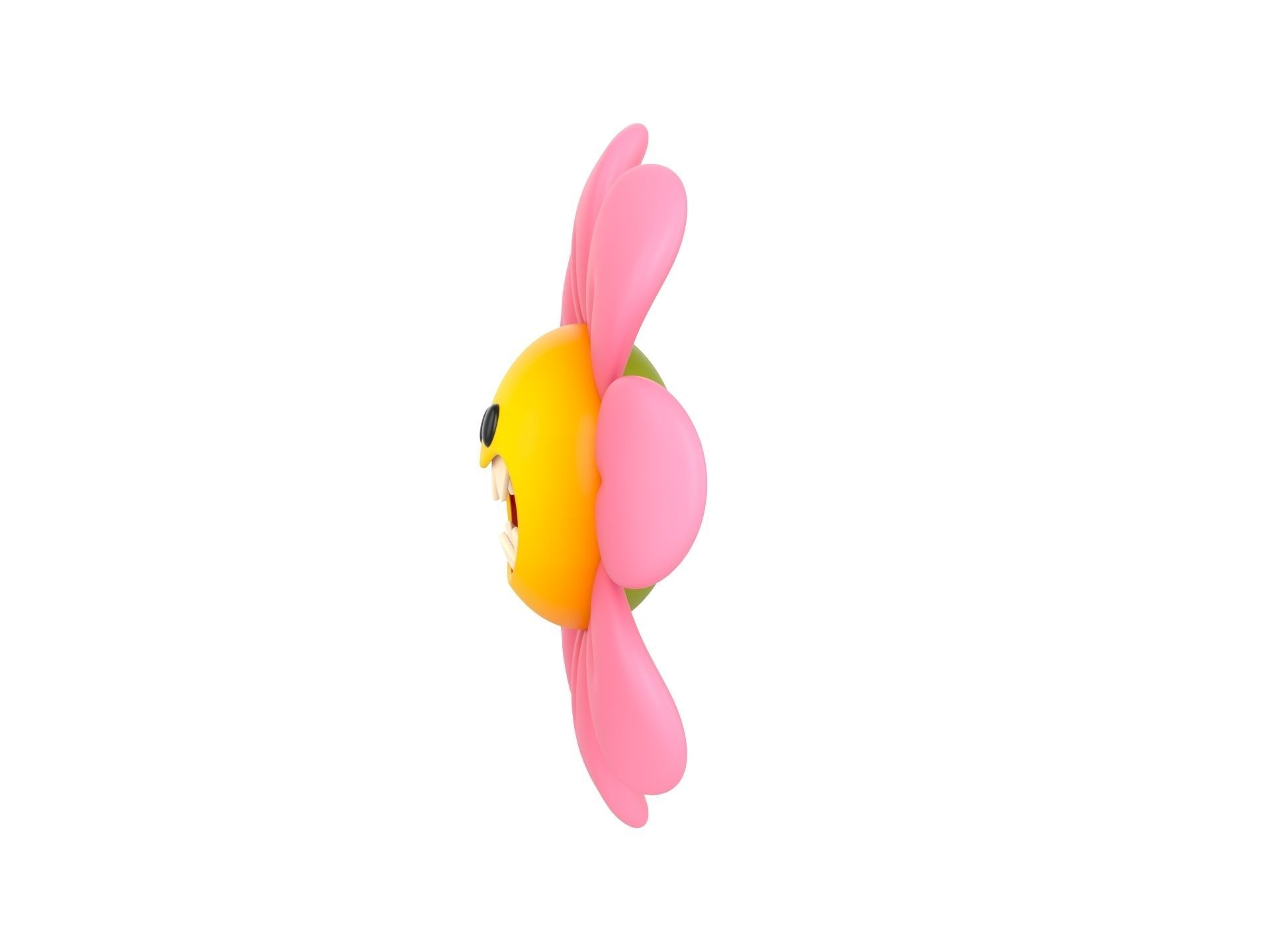 Character243 Devil Flower 3D model_7