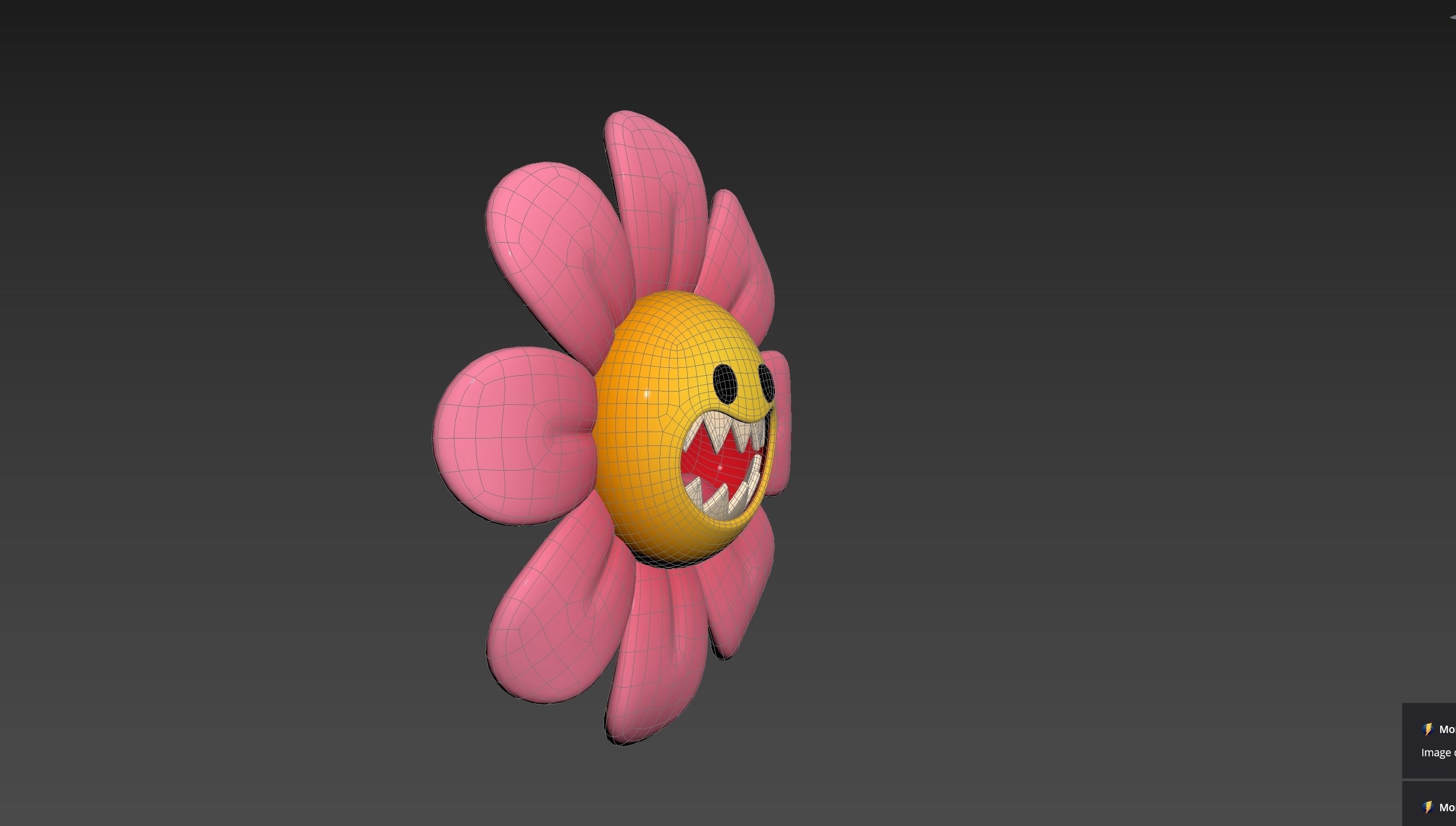 Character243 Devil Flower 3D model_16