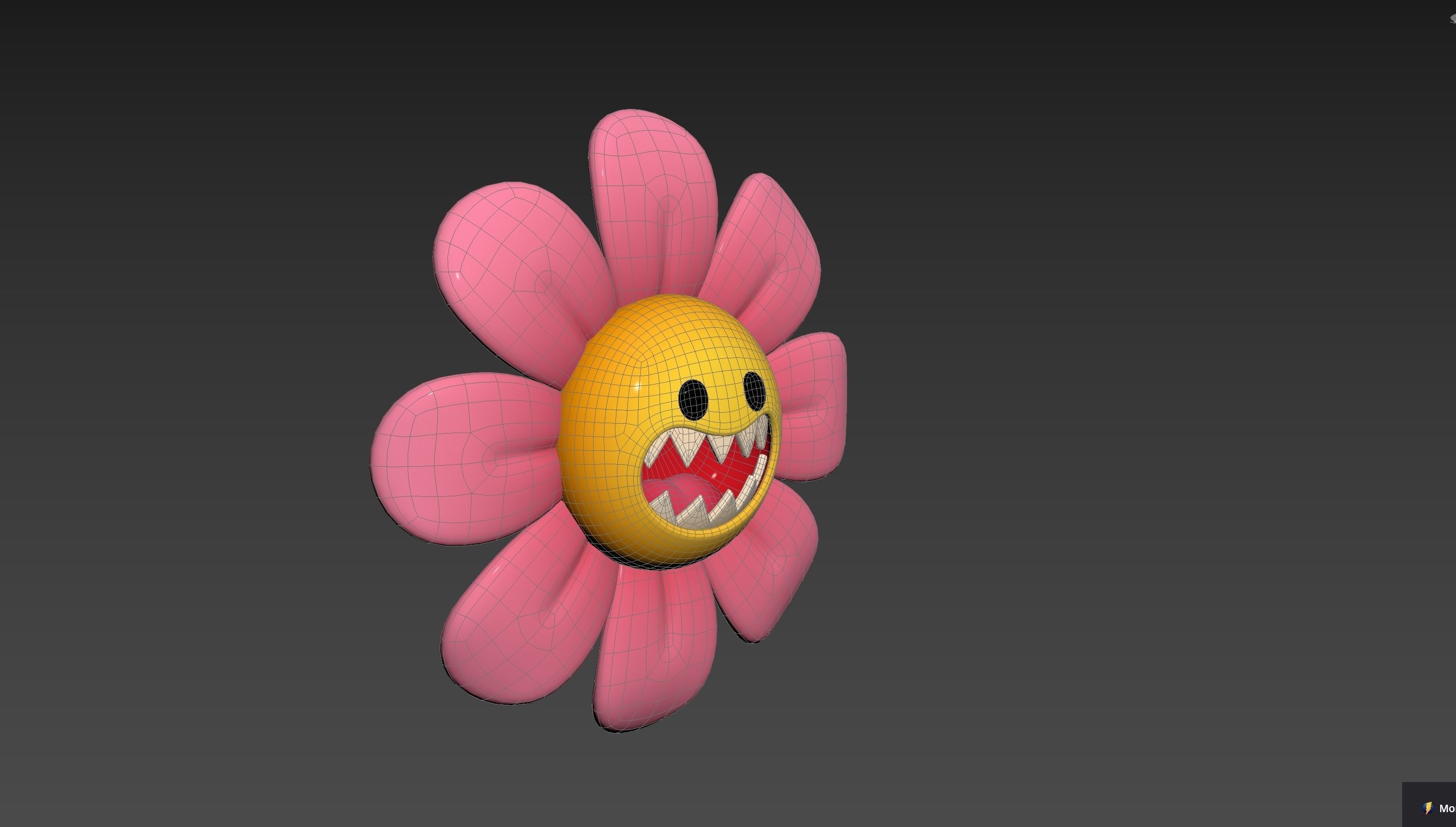 Character243 Devil Flower 3D model_15