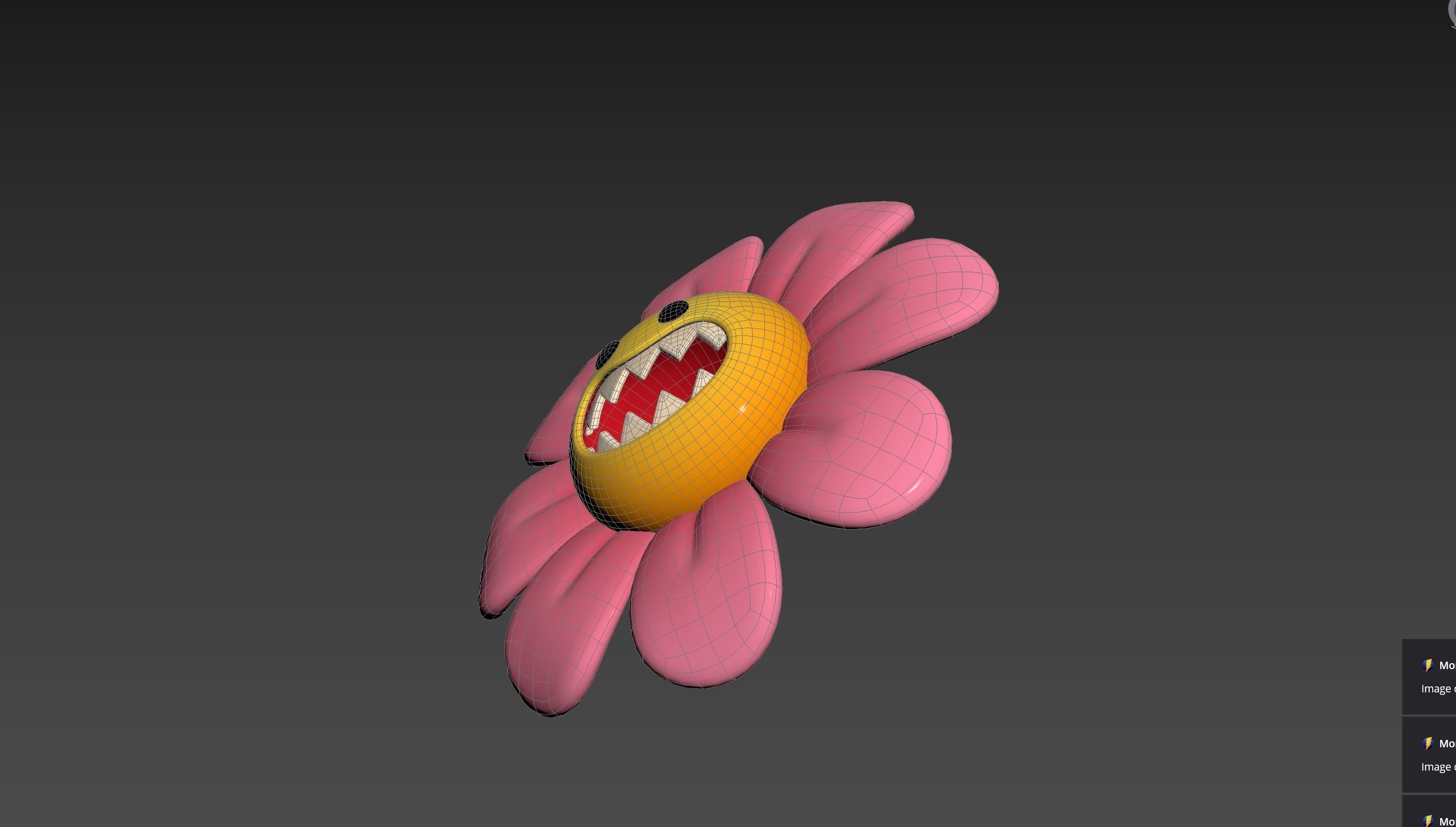 Character243 Devil Flower 3D model_24