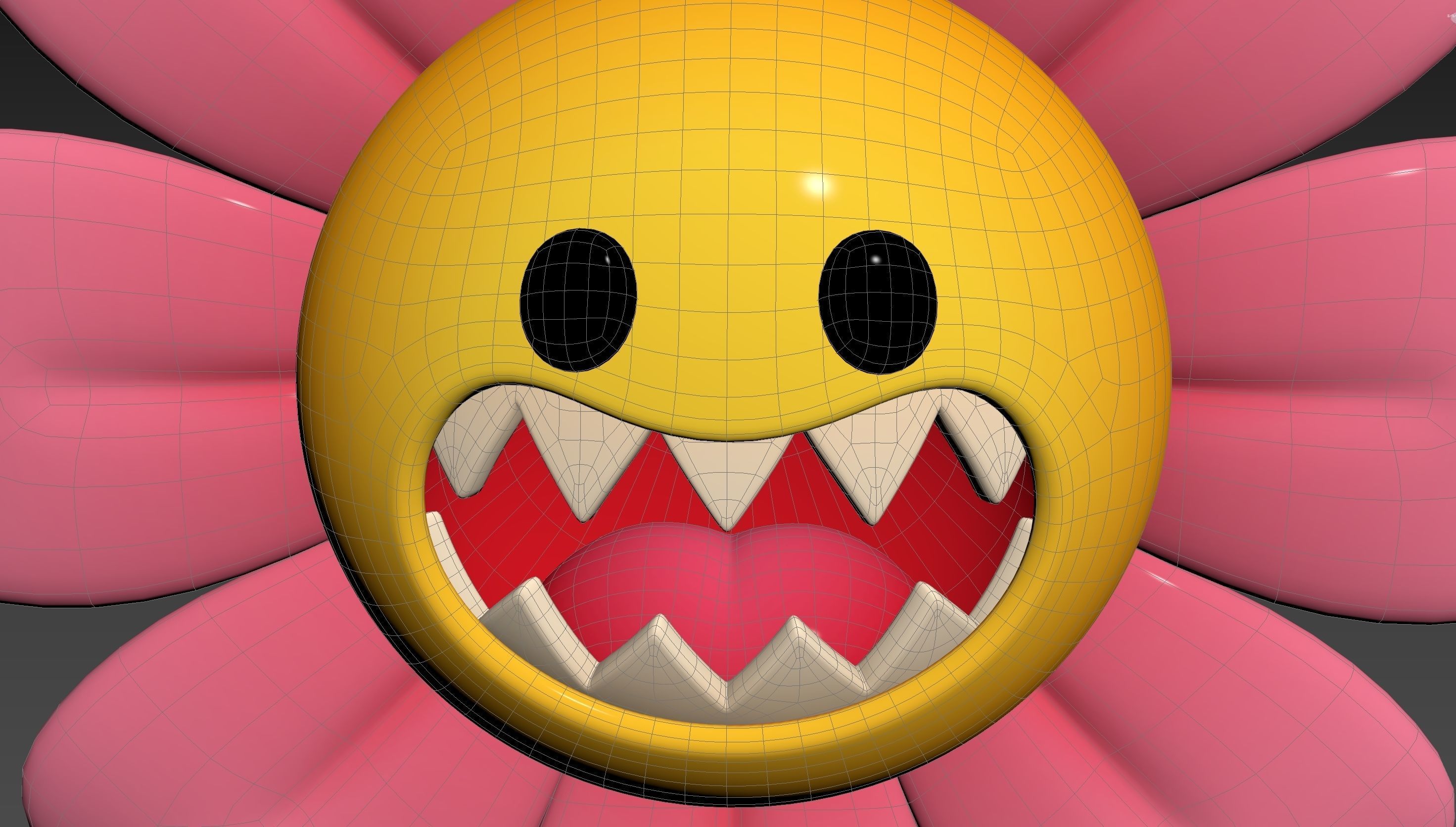 Character243 Devil Flower 3D model_26