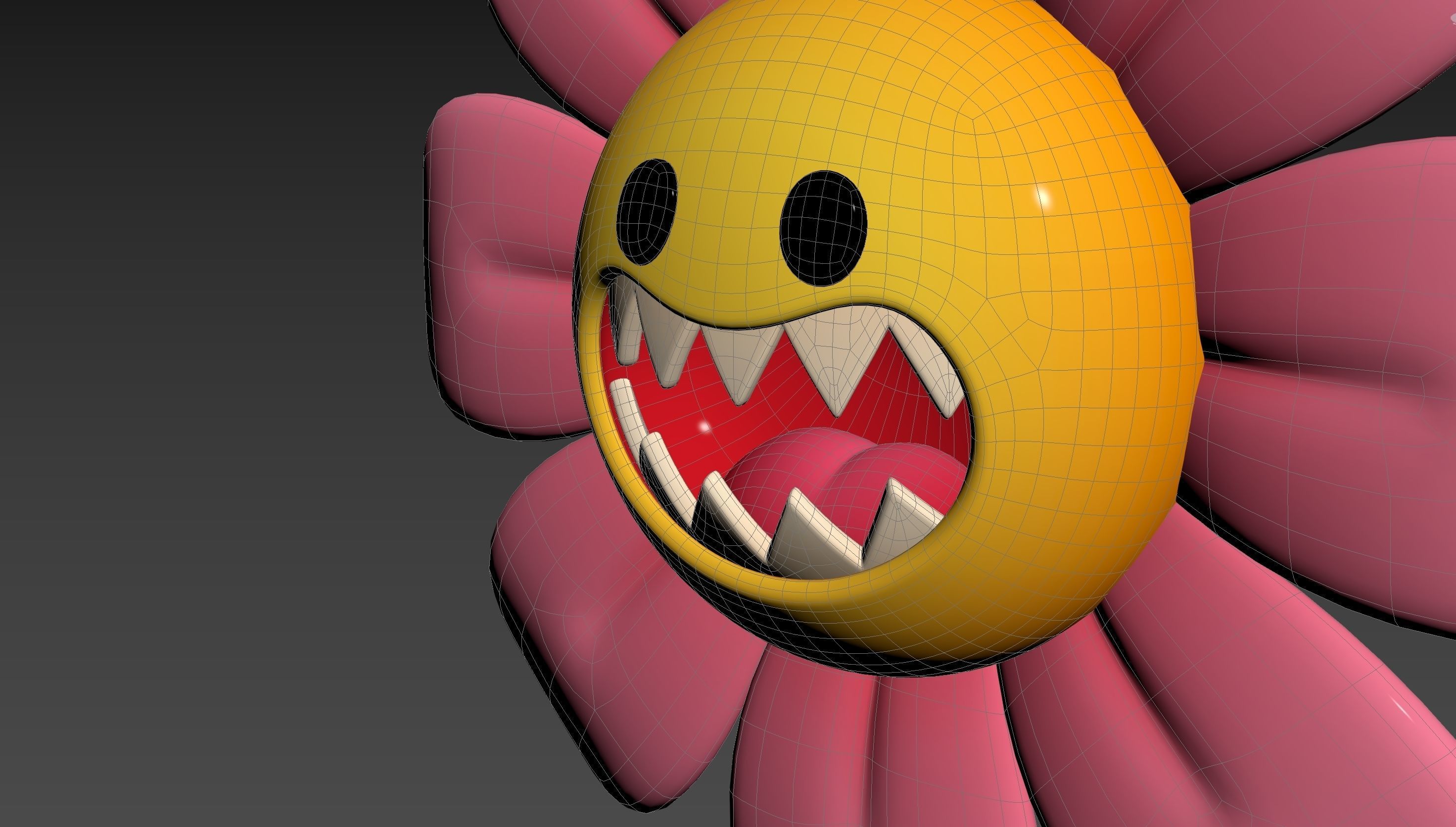 Character243 Devil Flower 3D model_25