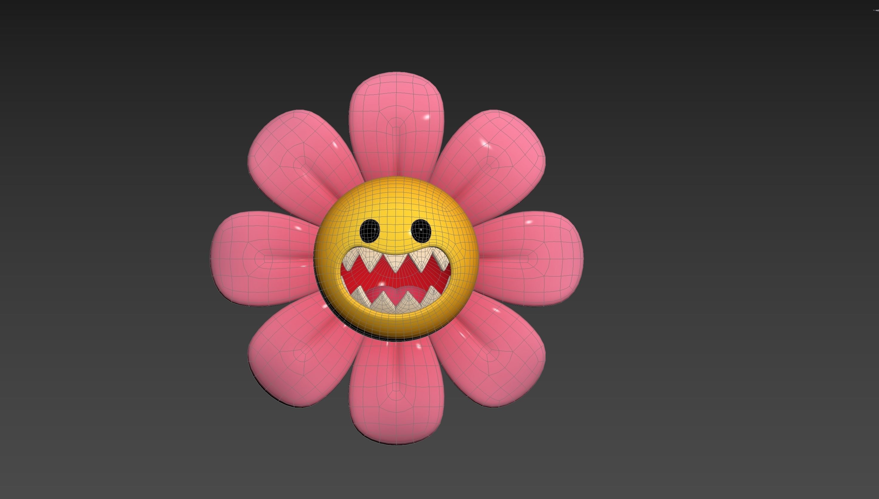Character243 Devil Flower 3D model_13