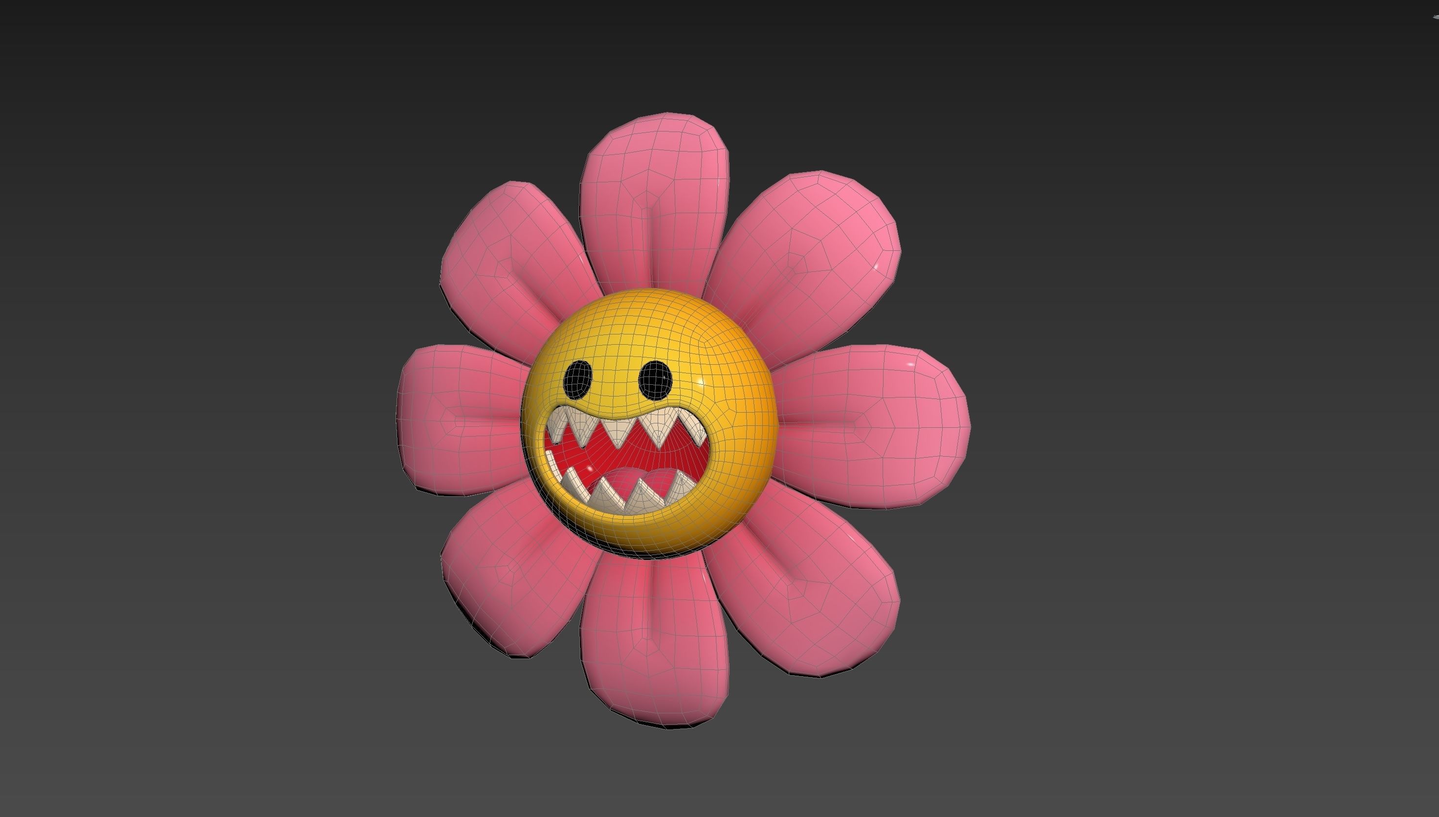 Character243 Devil Flower 3D model_11