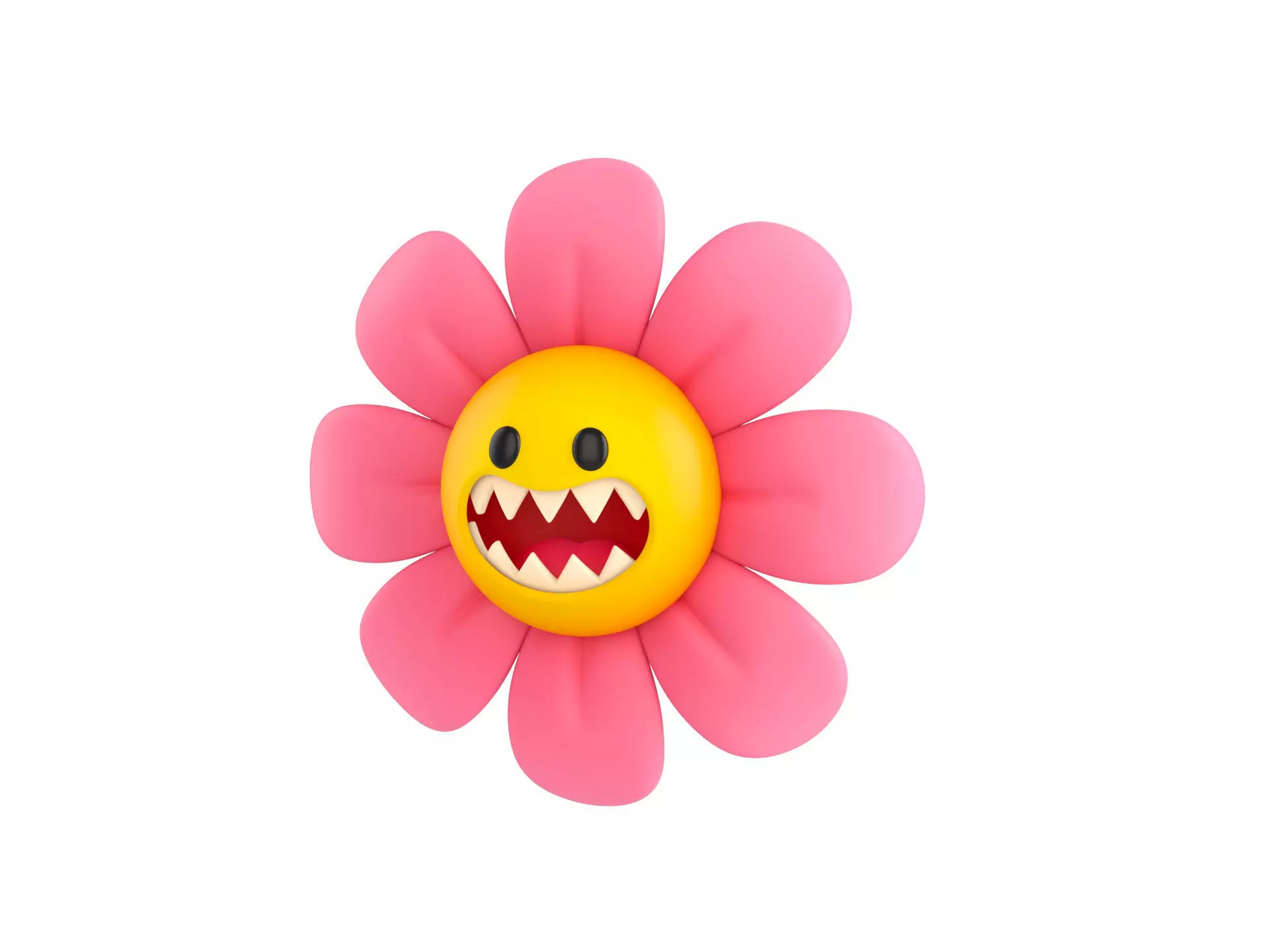 Character243 Devil Flower 3D model_0