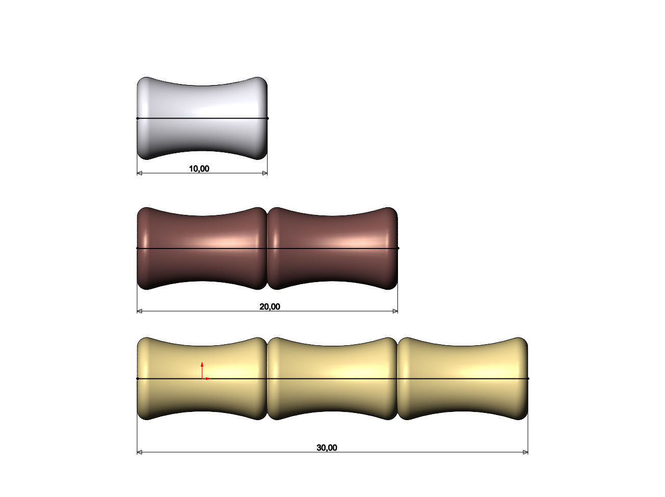 Bamboo bead and bracelet charm 3D print model_5