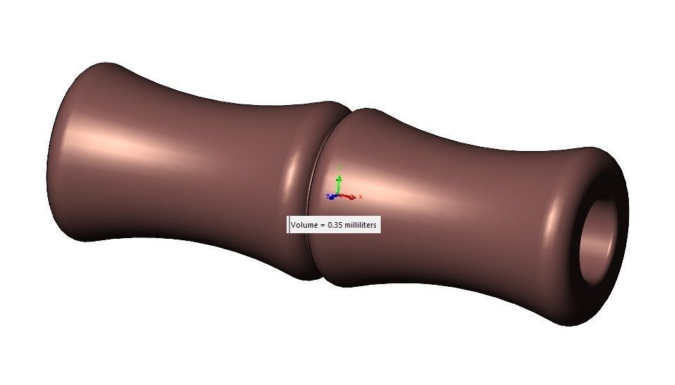 Bamboo bead and bracelet charm 3D print model_12