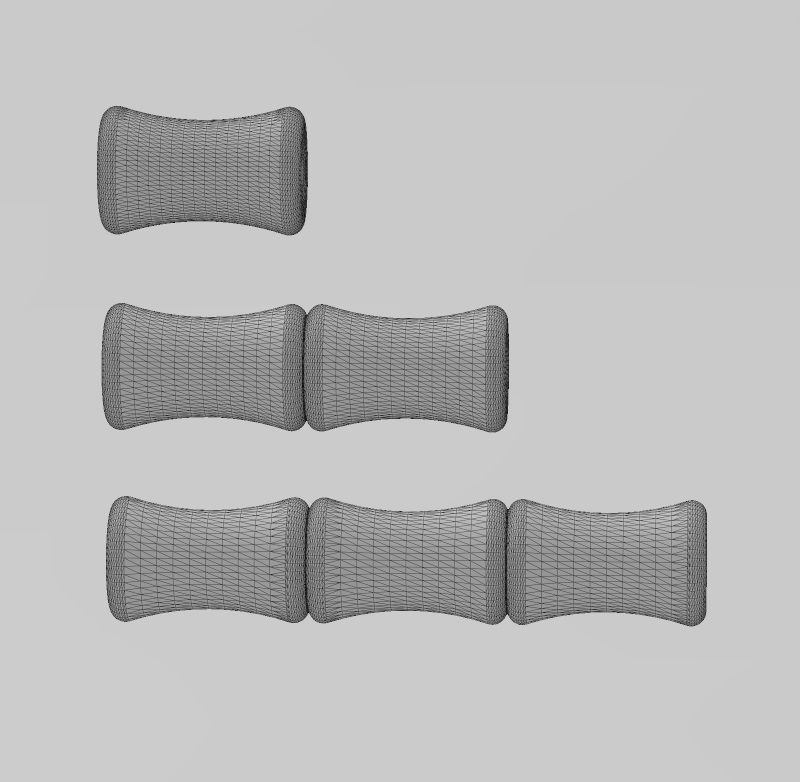 Bamboo bead and bracelet charm 3D print model_14