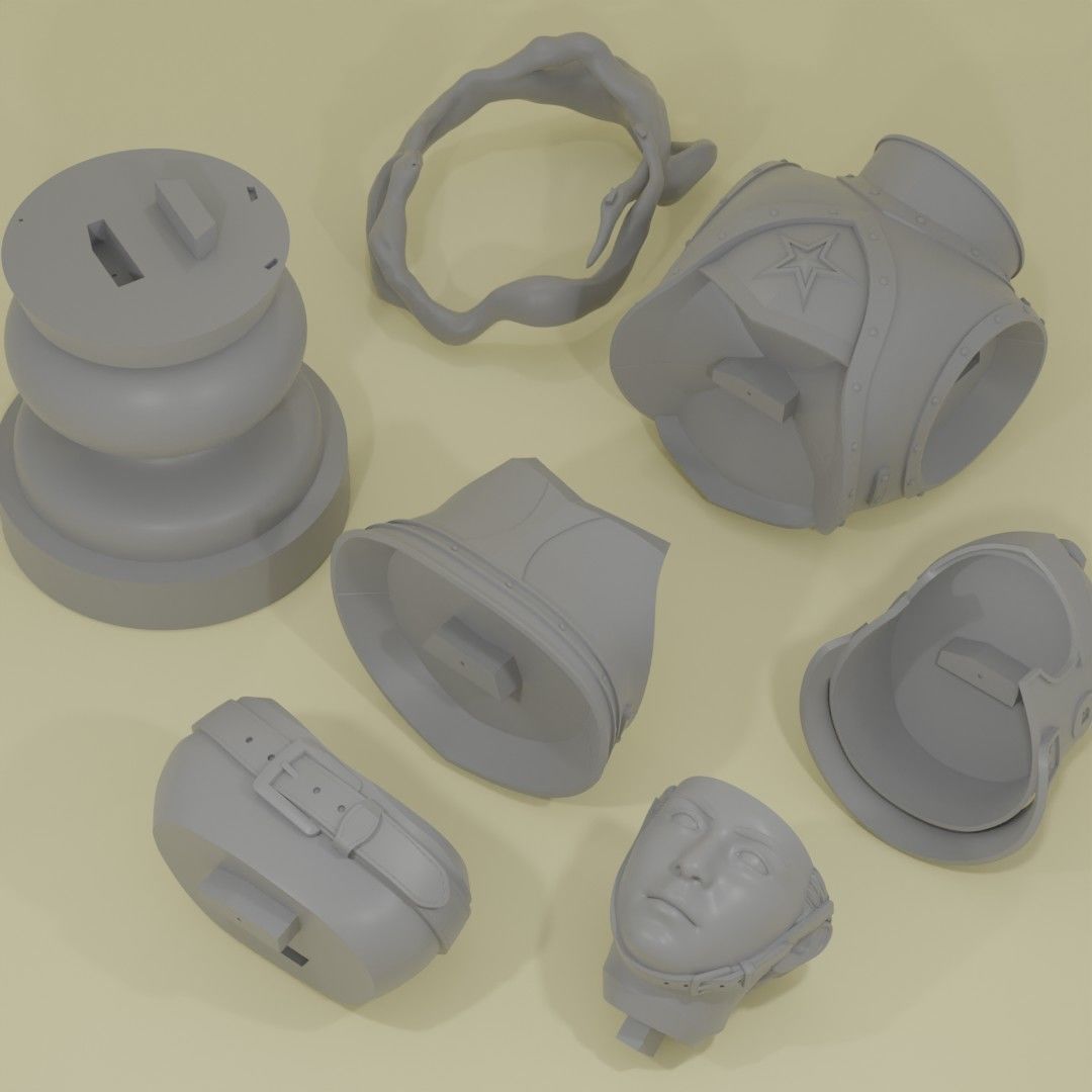 Chess Knight 3D print model_7