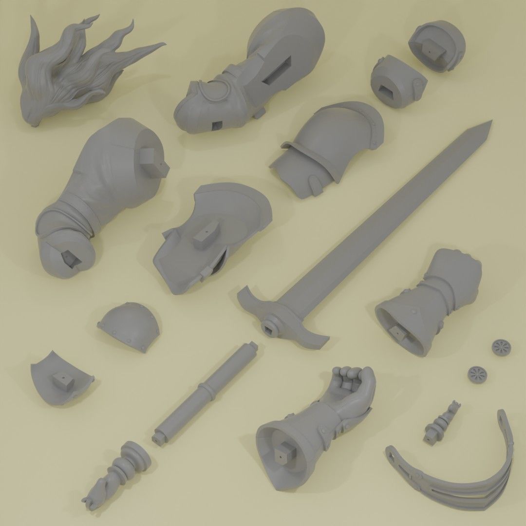 Chess Knight 3D print model_8