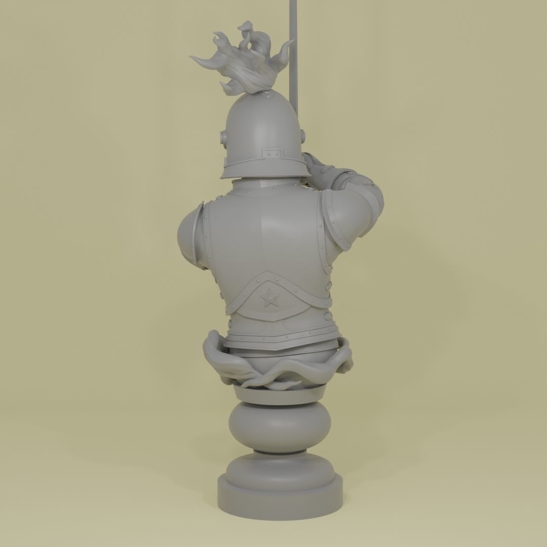 Chess Knight 3D print model_5