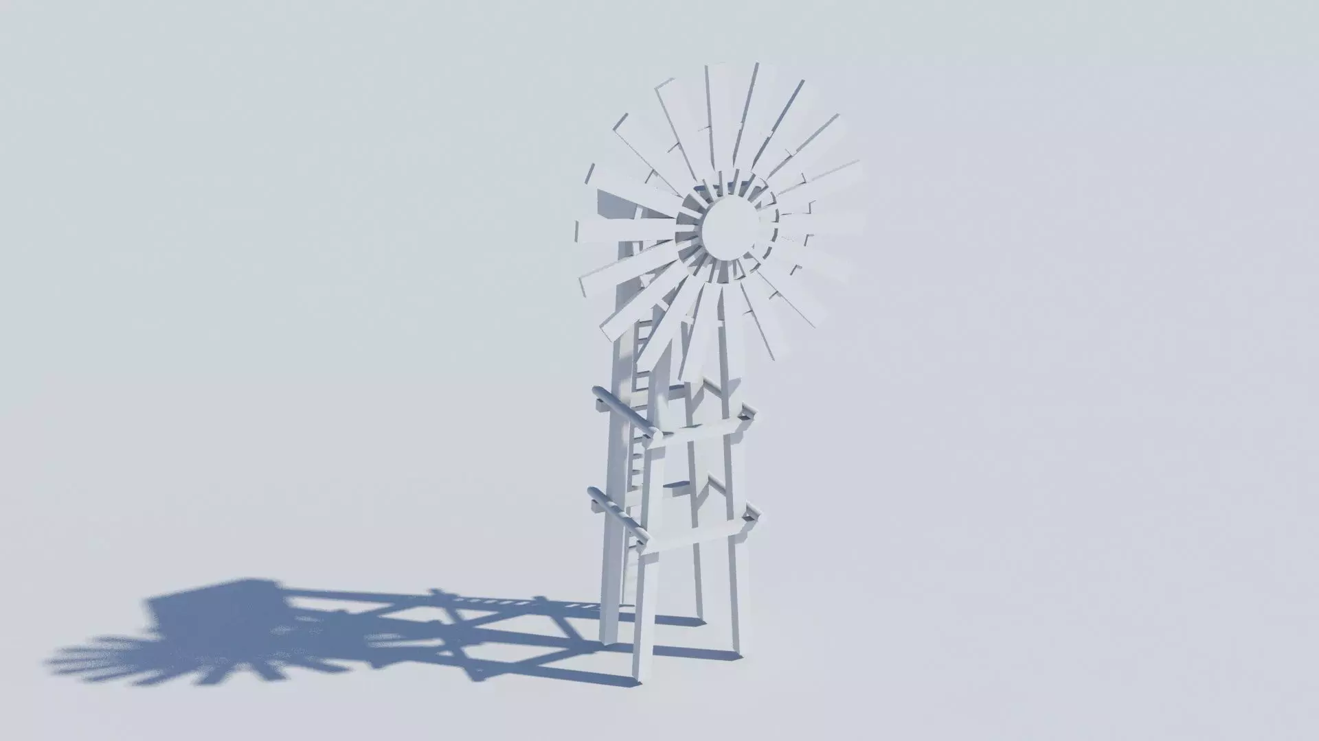 Wind mill Free 3D model_0
