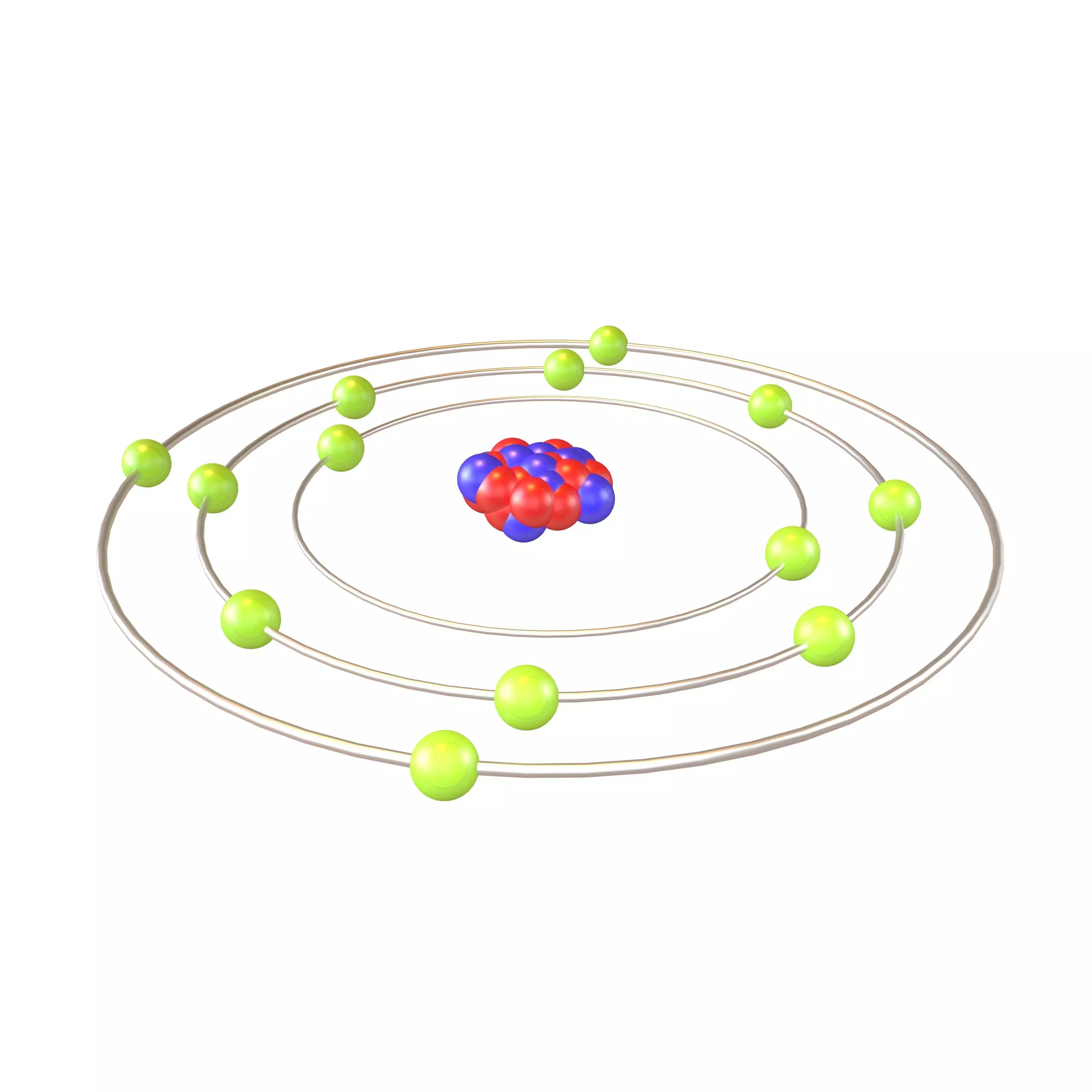 Aluminium Chemical Element v1 003 Low-poly 3D model_0