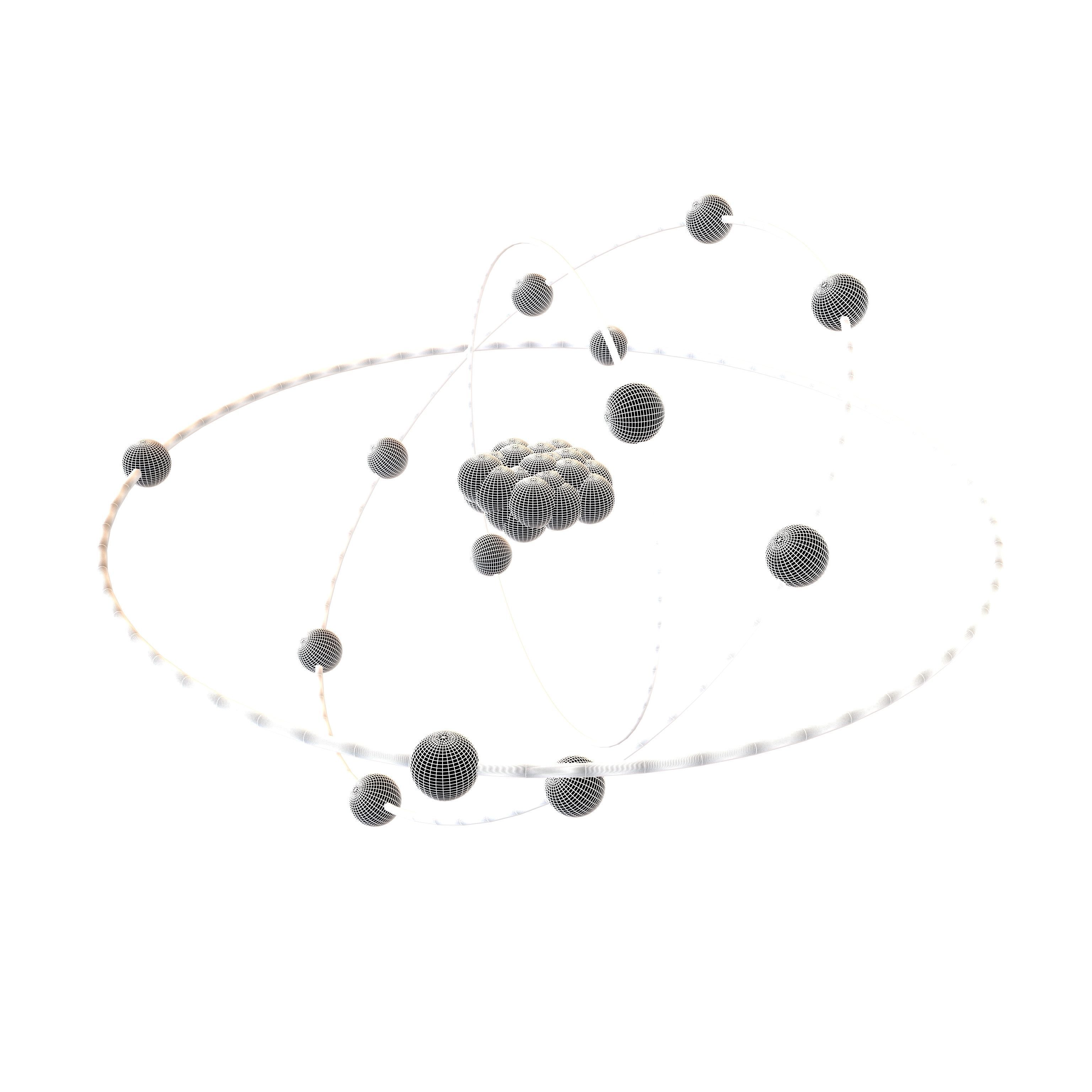 Aluminium Chemical Element v2 001 Low-poly 3D model_5