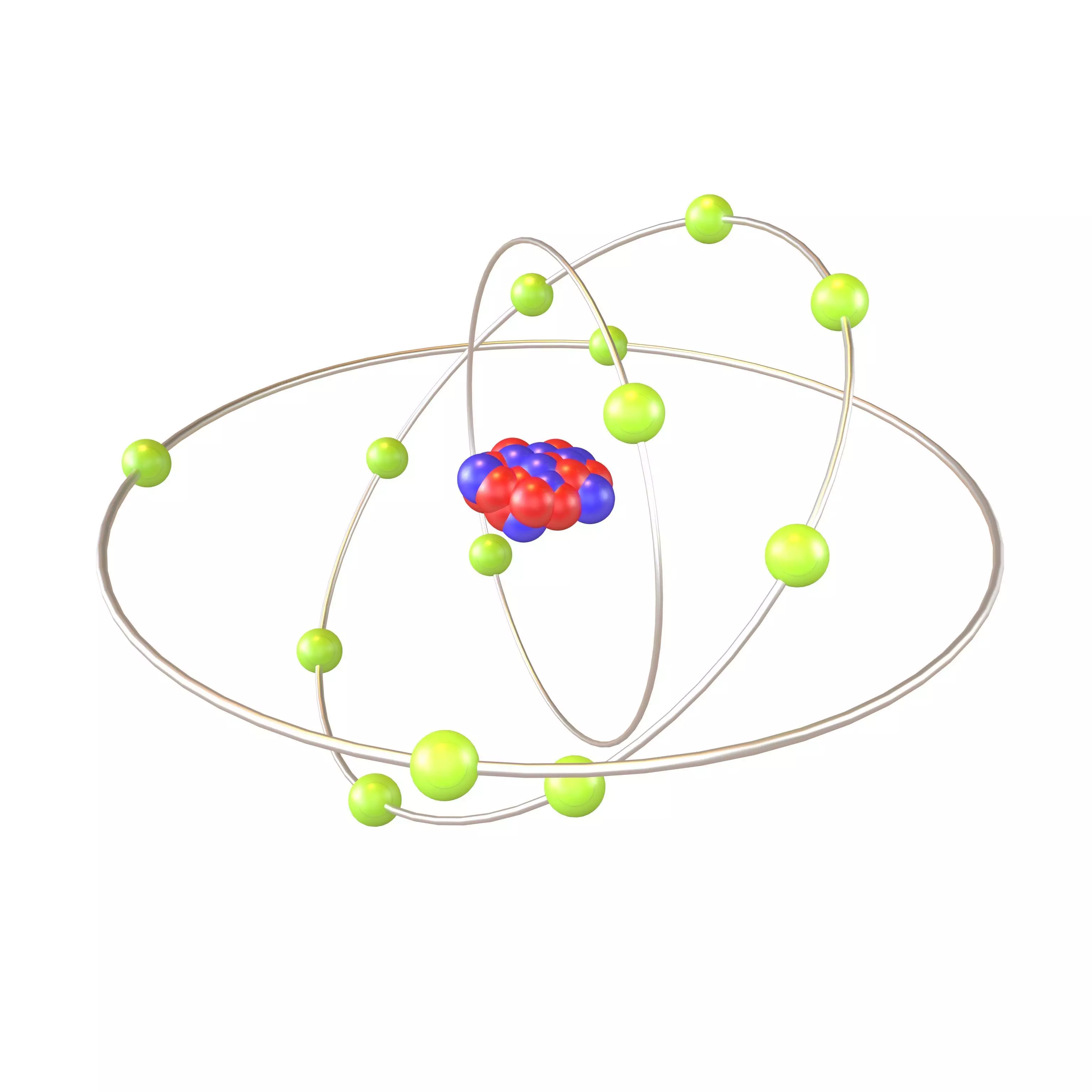 Aluminium Chemical Element v2 003 Low-poly 3D model
