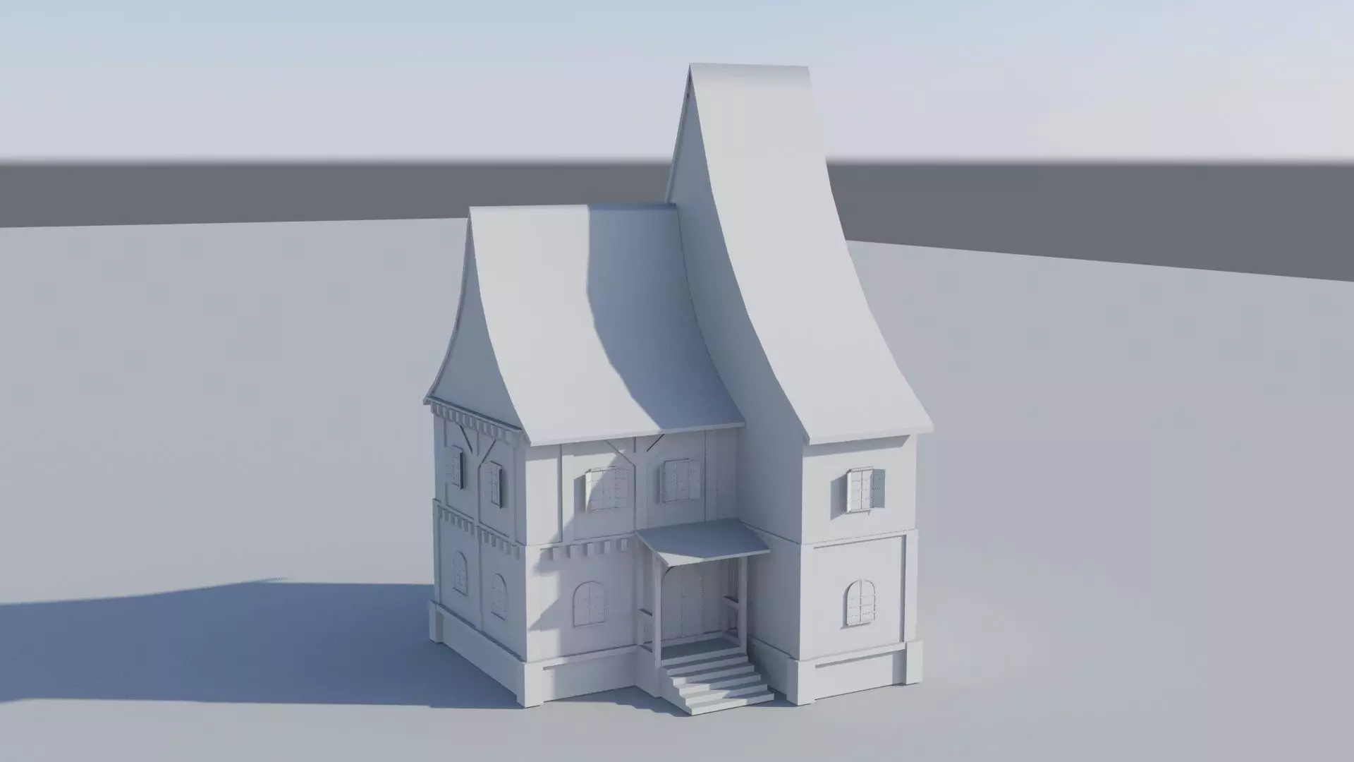 Exterior design  Free 3D model_0