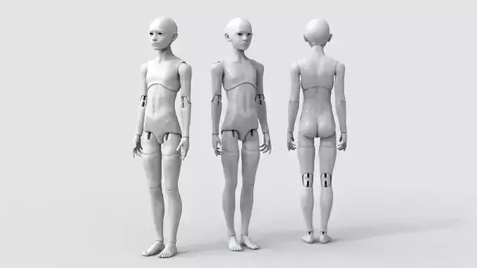 BJD doll boy Cullen ball joint doll 3D print model