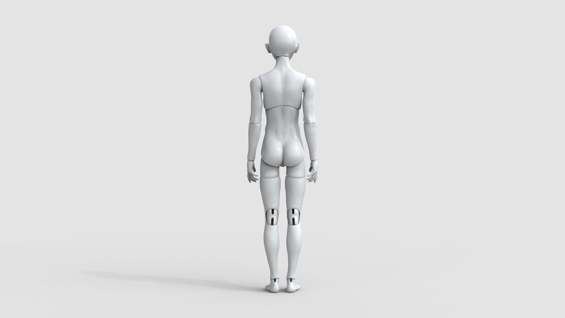 BJD doll boy Cullen ball joint doll 3D print model_15
