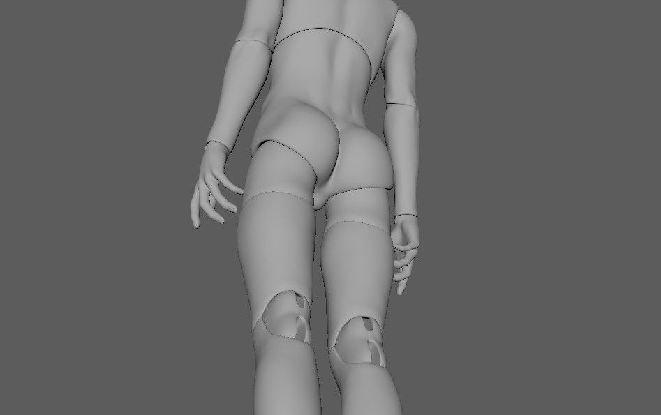 BJD doll boy Cullen ball joint doll 3D print model_20