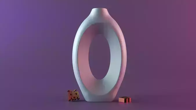 Hollow Decorative Flower Vases 3D print model