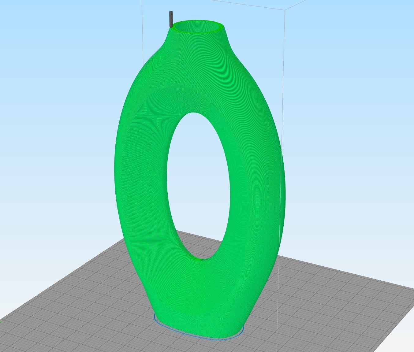 Hollow Decorative Flower Vases 3D print model_1