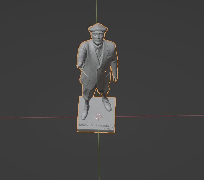Ataturk Istiklal Goklerdedir 3D model_2