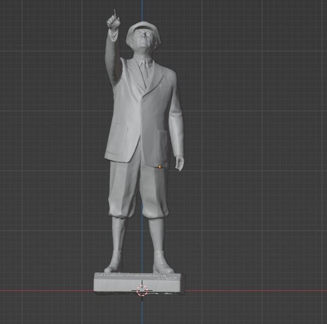 Ataturk Istiklal Goklerdedir 3D model_1