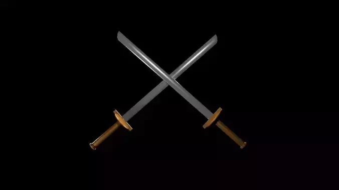 low poly sword
