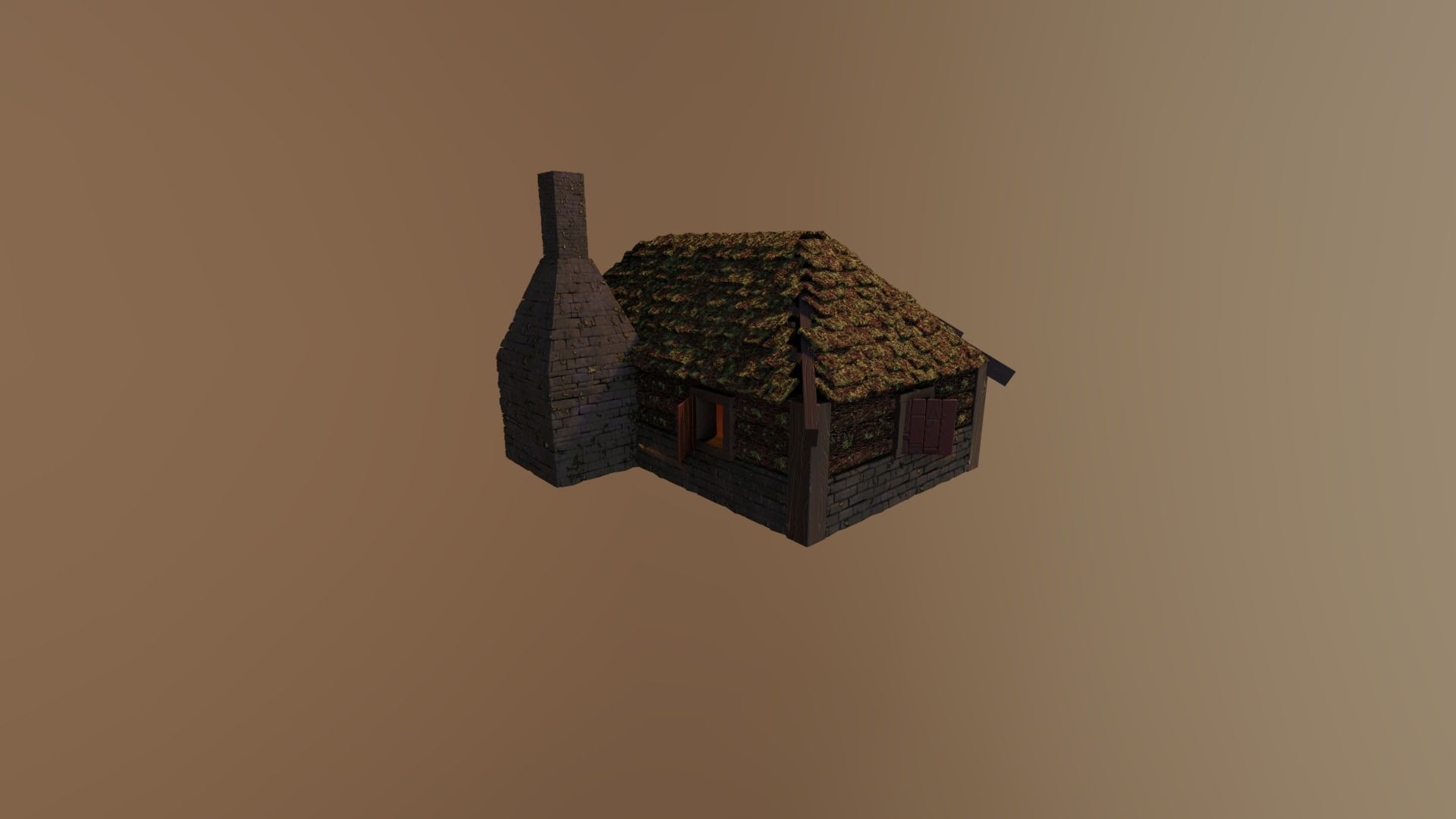 MEDIEVAL HOUSES - LEVEL 1 BUNDLE by RogueFilmProductions 3D Model Collection_8
