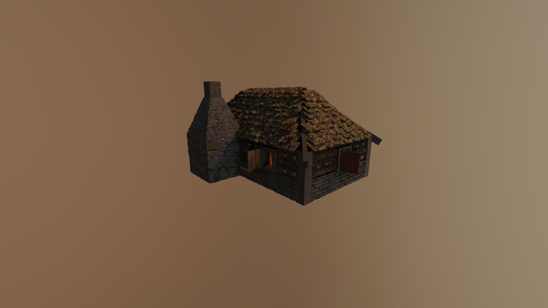 MEDIEVAL HOUSES - LEVEL 1 BUNDLE by RogueFilmProductions 3D Model Collection_18