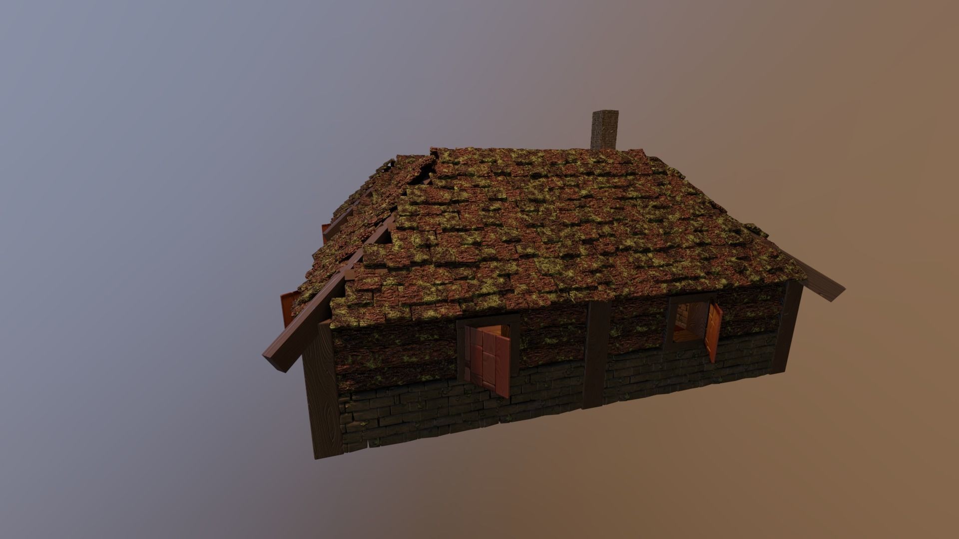 MEDIEVAL HOUSES - LEVEL 1 BUNDLE by RogueFilmProductions 3D Model Collection_21