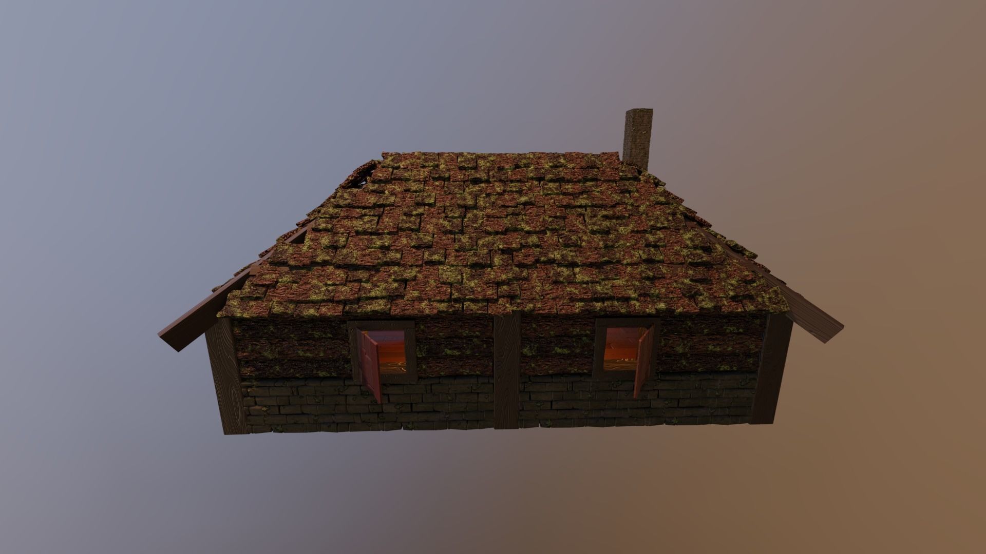 MEDIEVAL HOUSES - LEVEL 1 BUNDLE by RogueFilmProductions 3D Model Collection_22