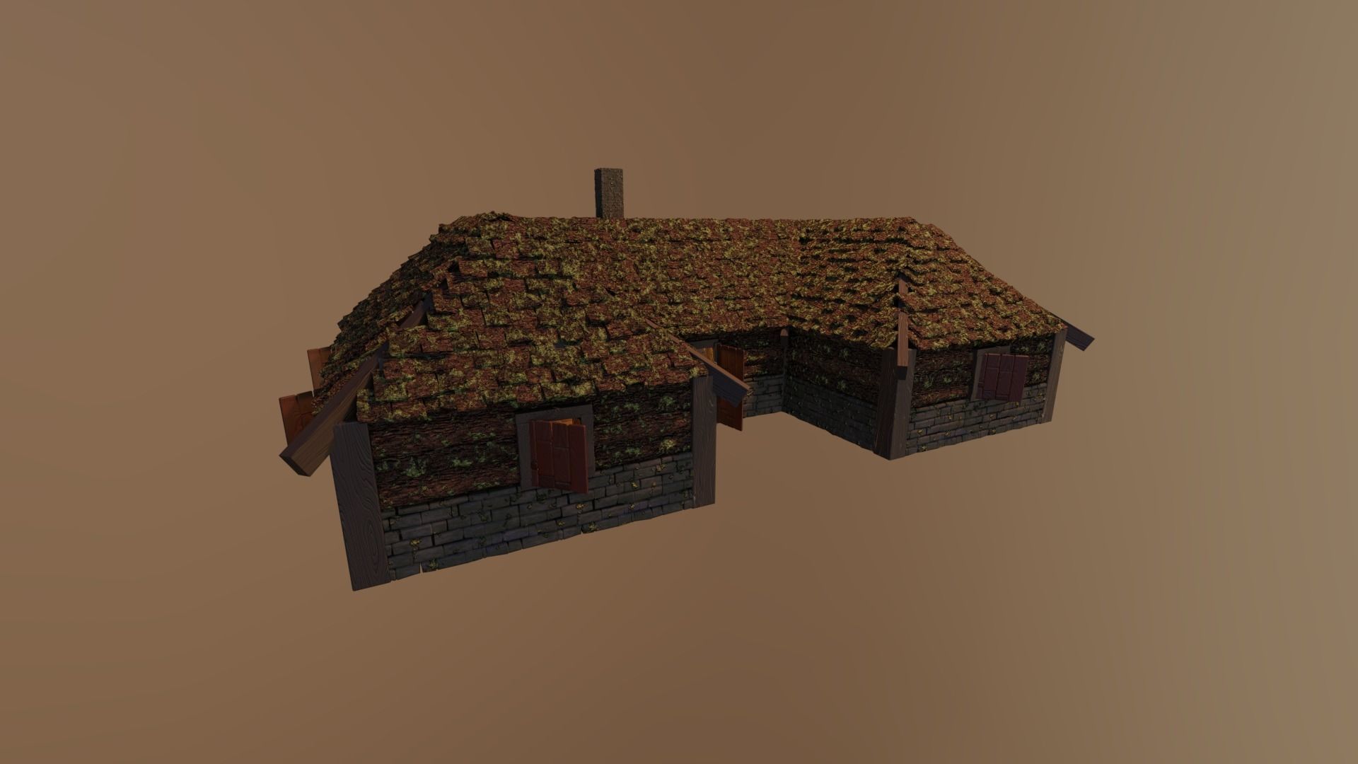 MEDIEVAL HOUSES - LEVEL 1 BUNDLE by RogueFilmProductions 3D Model Collection_30