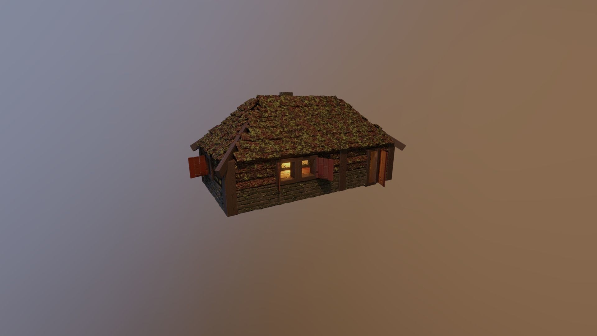 MEDIEVAL HOUSES - LEVEL 1 BUNDLE by RogueFilmProductions 3D Model Collection_11