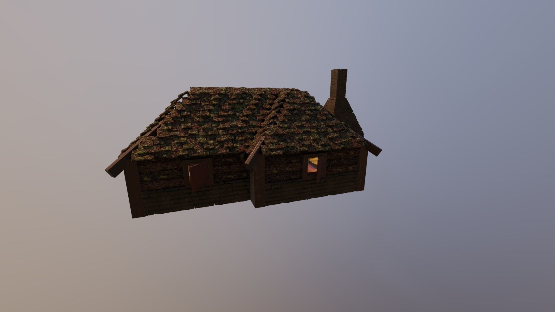 MEDIEVAL HOUSES - LEVEL 1 BUNDLE by RogueFilmProductions 3D Model Collection_5
