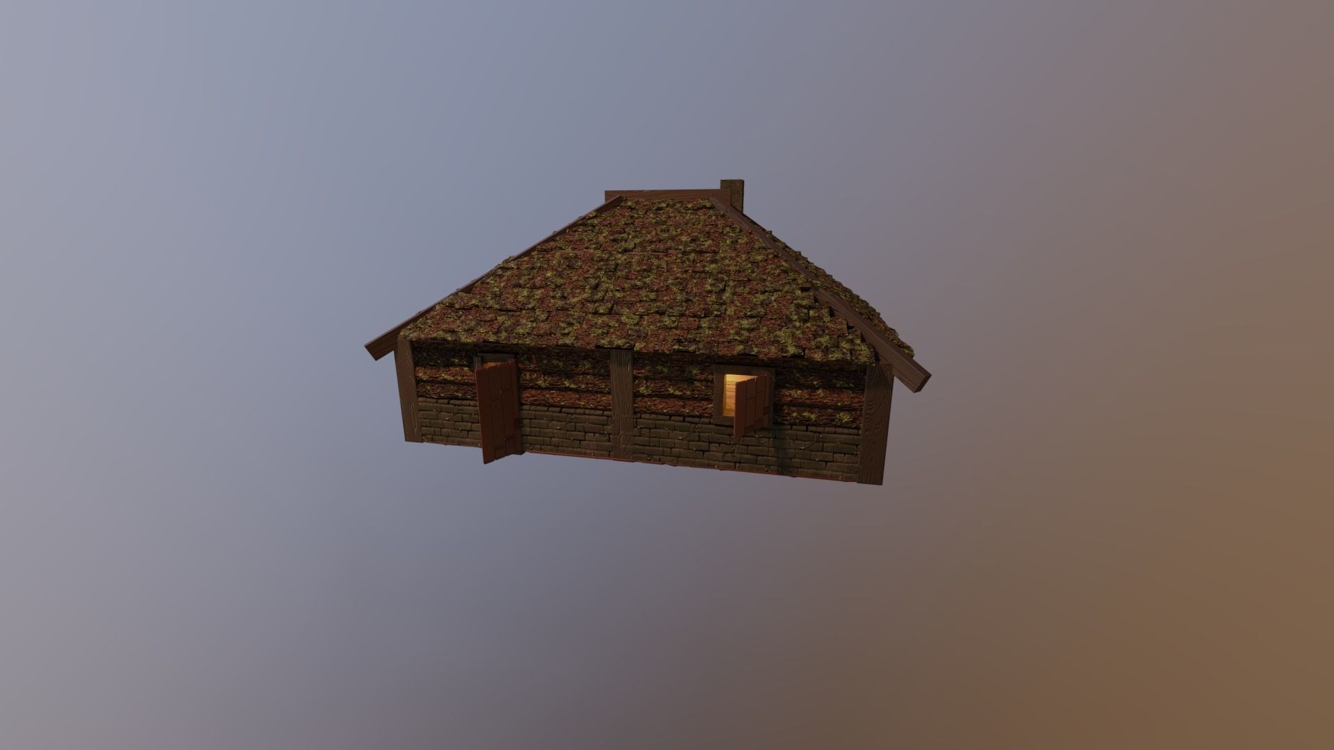 MEDIEVAL HOUSES - LEVEL 1 BUNDLE by RogueFilmProductions 3D Model Collection_34