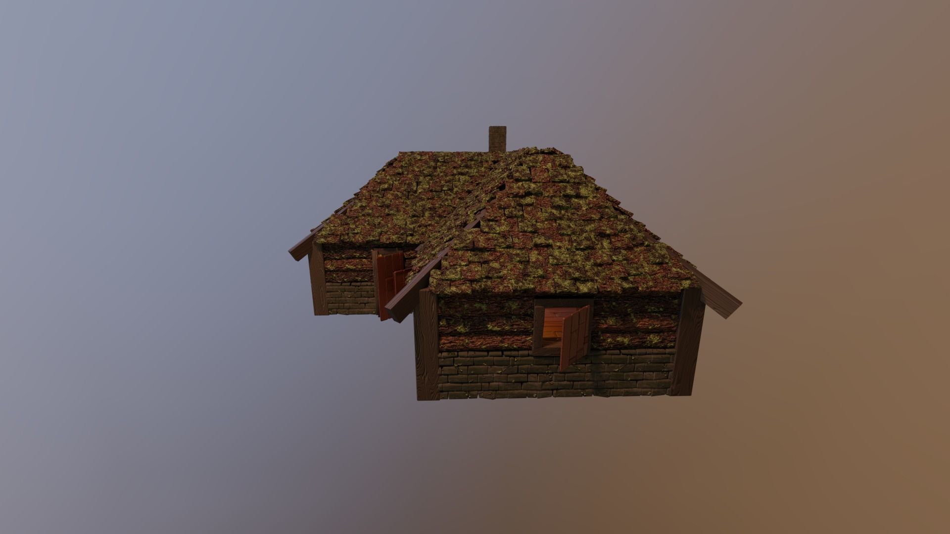 MEDIEVAL HOUSES - LEVEL 1 BUNDLE by RogueFilmProductions 3D Model Collection_3
