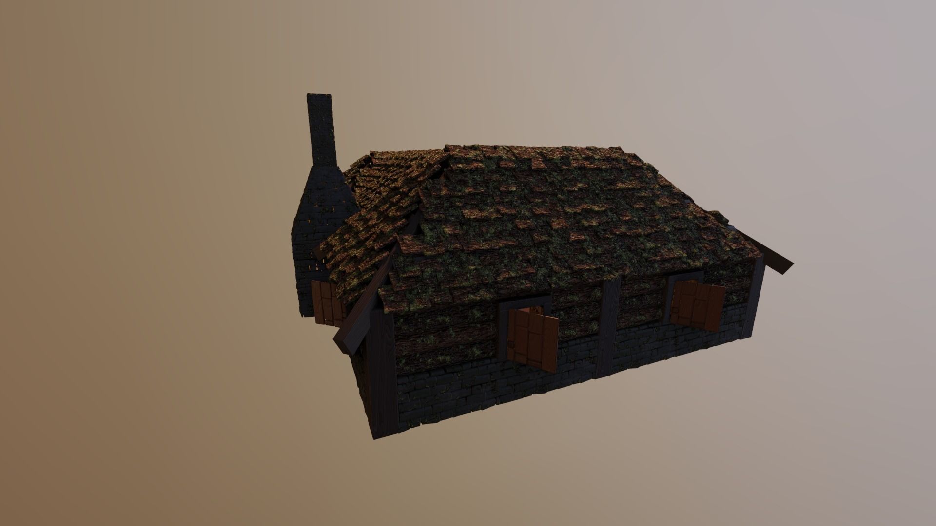 MEDIEVAL HOUSES - LEVEL 1 BUNDLE by RogueFilmProductions 3D Model Collection_27