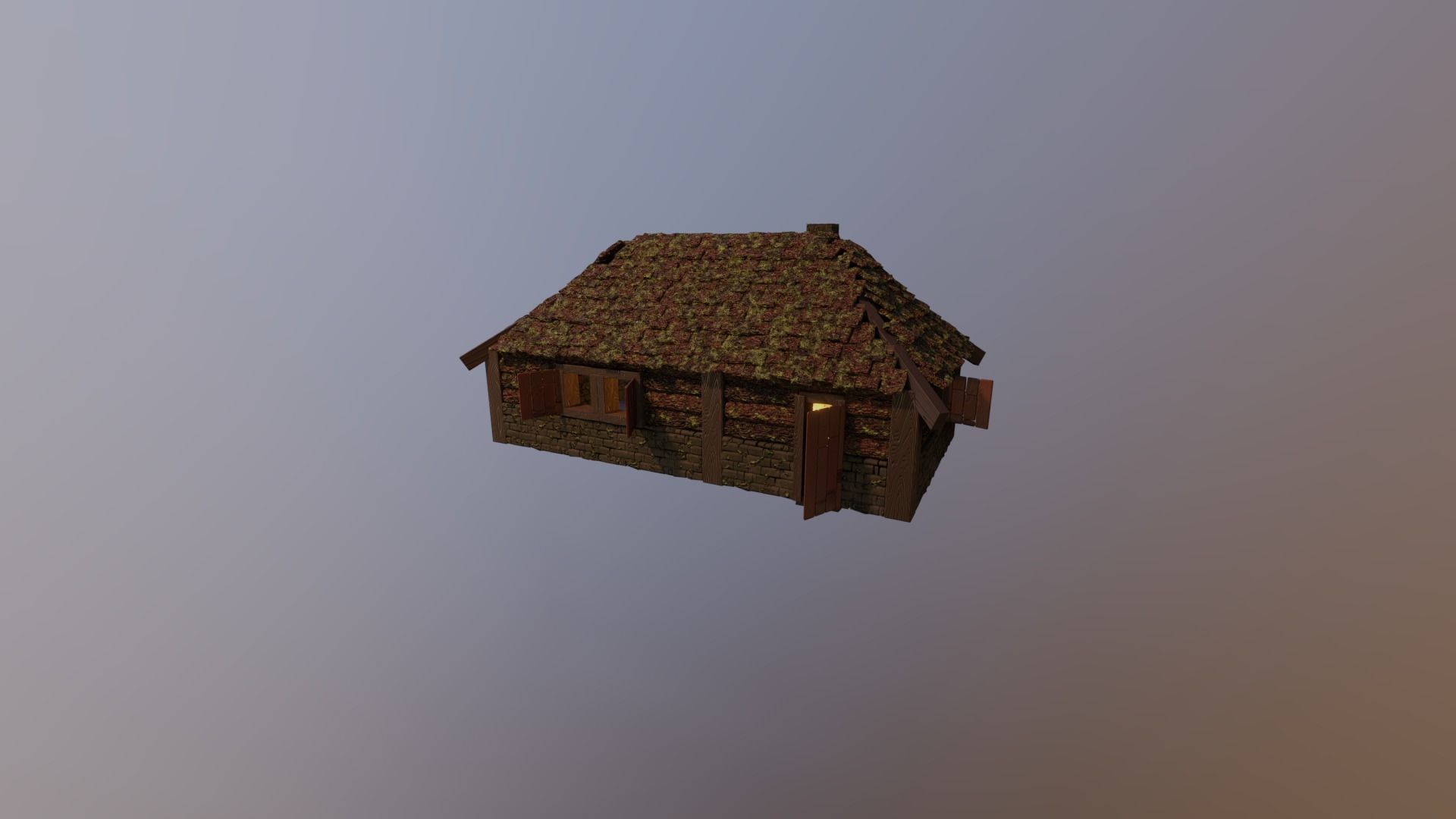 MEDIEVAL HOUSES - LEVEL 1 BUNDLE by RogueFilmProductions 3D Model Collection_13