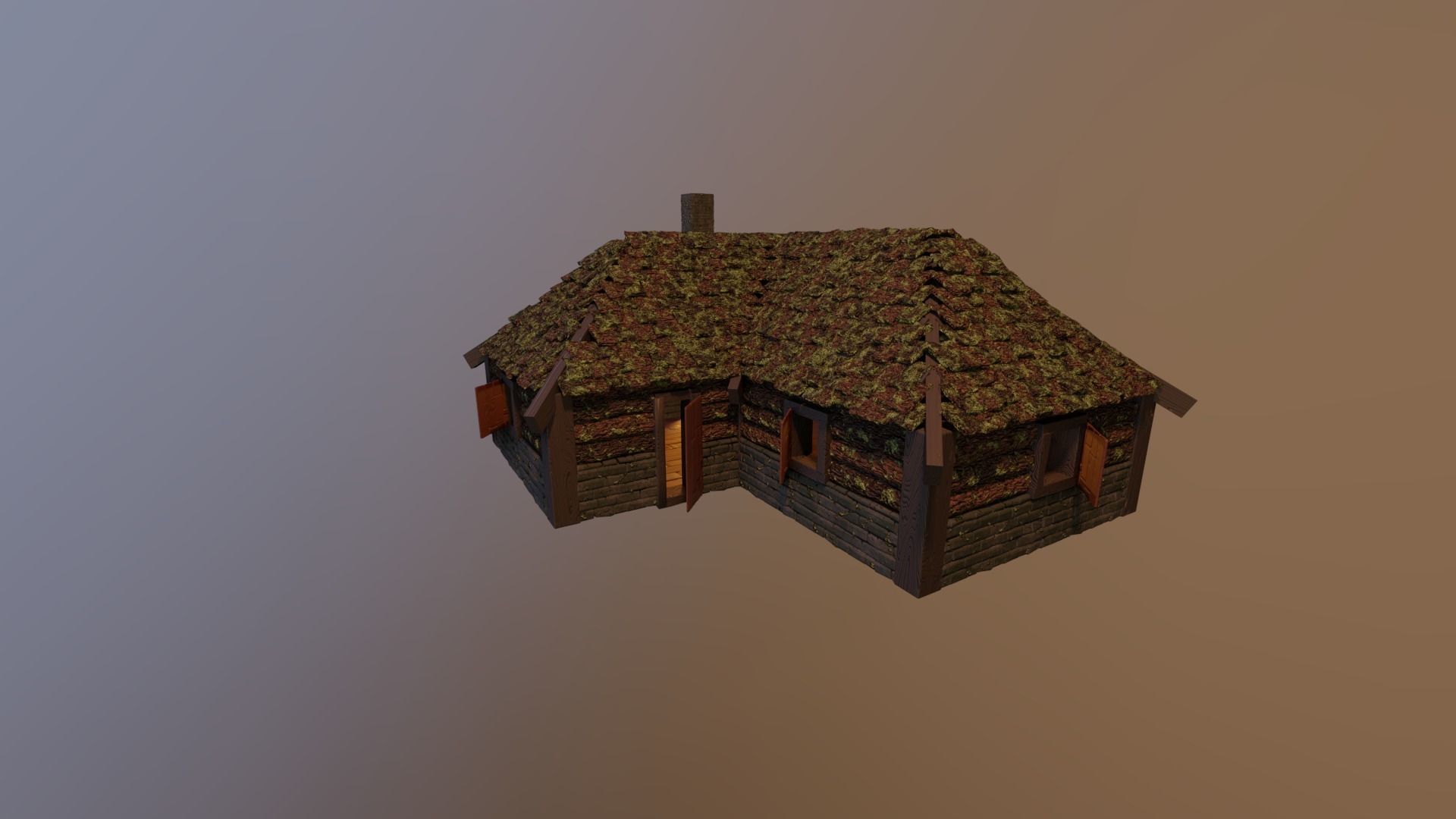 MEDIEVAL HOUSES - LEVEL 1 BUNDLE by RogueFilmProductions 3D Model Collection_2