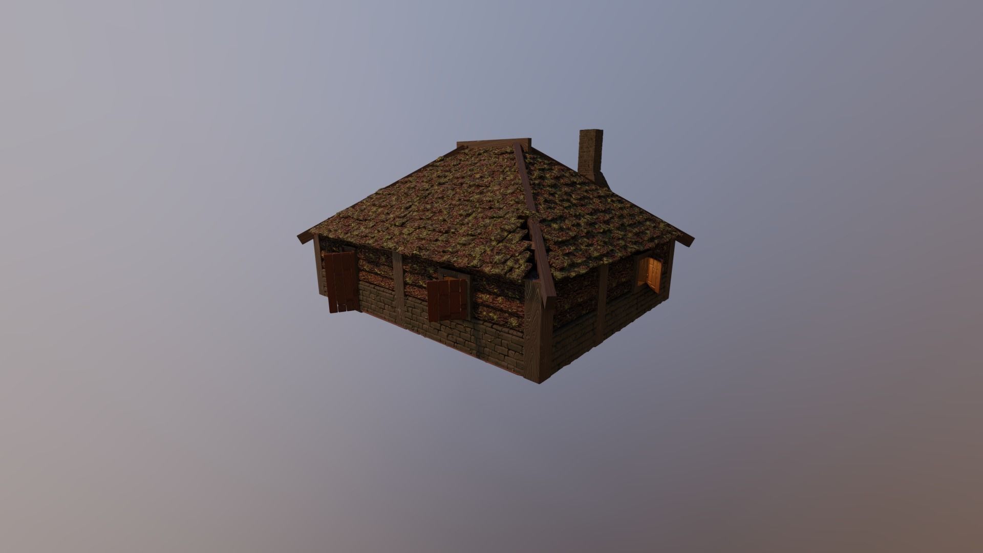 MEDIEVAL HOUSES - LEVEL 1 BUNDLE by RogueFilmProductions 3D Model Collection_35